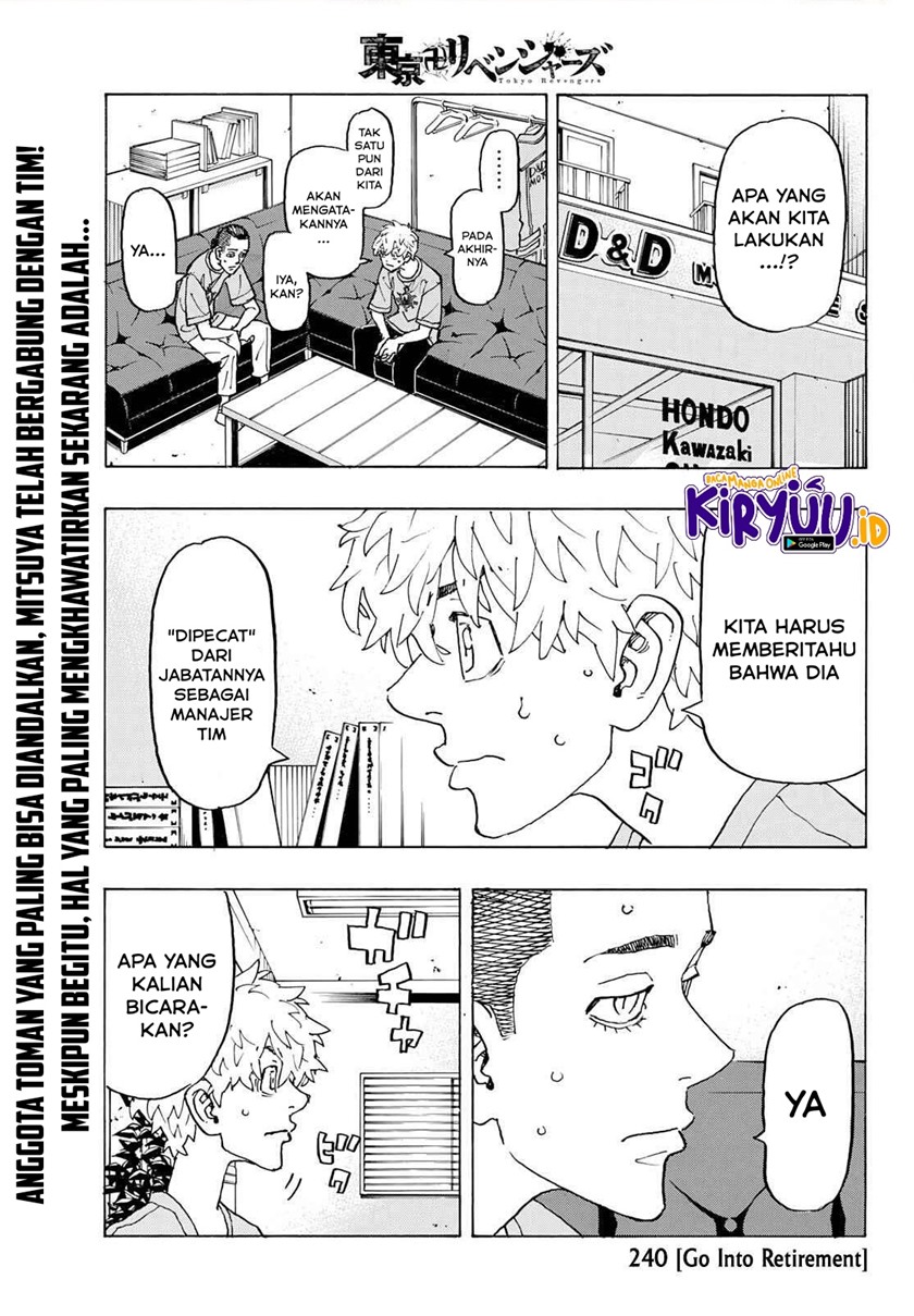 Tokyo卍Revengers Chapter 240 Gambar 2